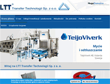 Tablet Screenshot of ltt.pl
